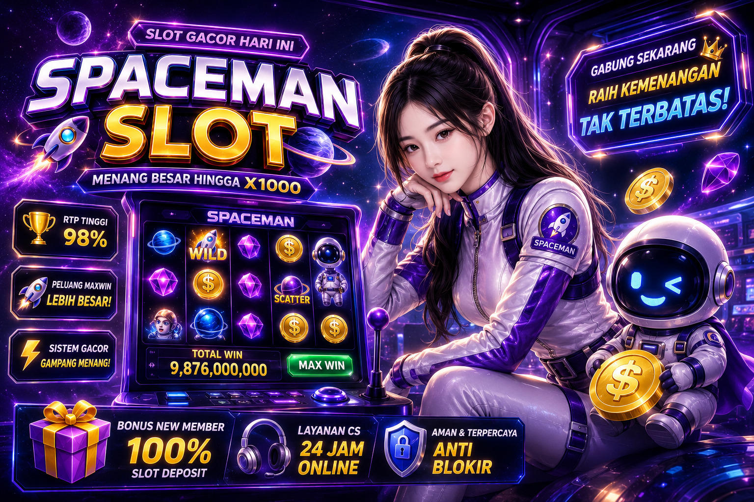 Mengenal Spaceman Lebih Dekat Sebelum Mulai Bermain